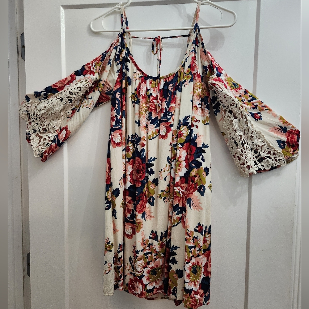 Floral print dress